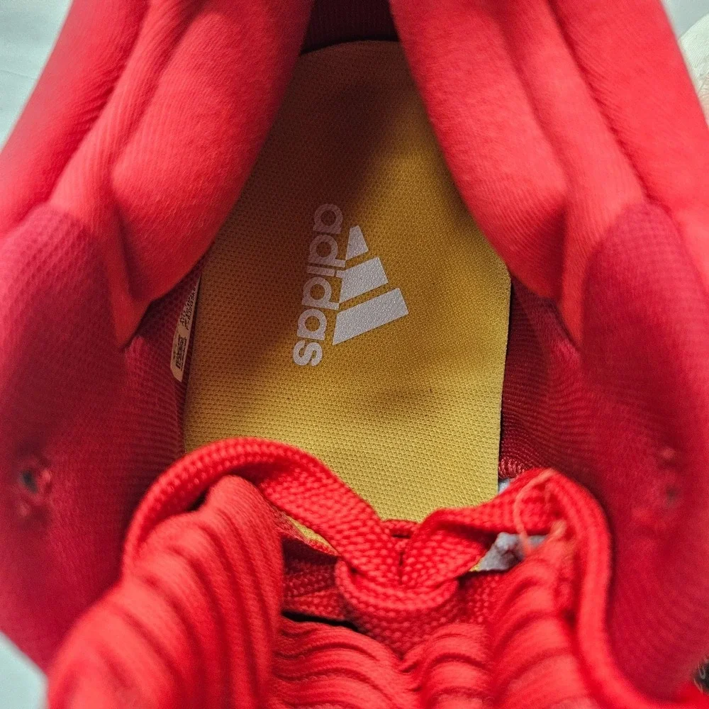 Adidas Marquee Boost Low Basketball Shoes F36305 Red White Men's Size‎ 8